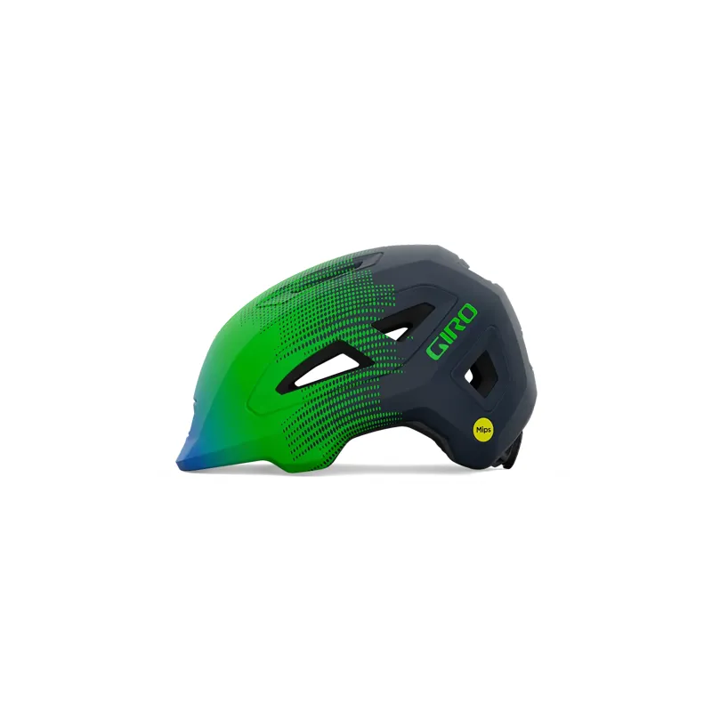 Scamp Mips II Youth Helmet In Green and Blue-1