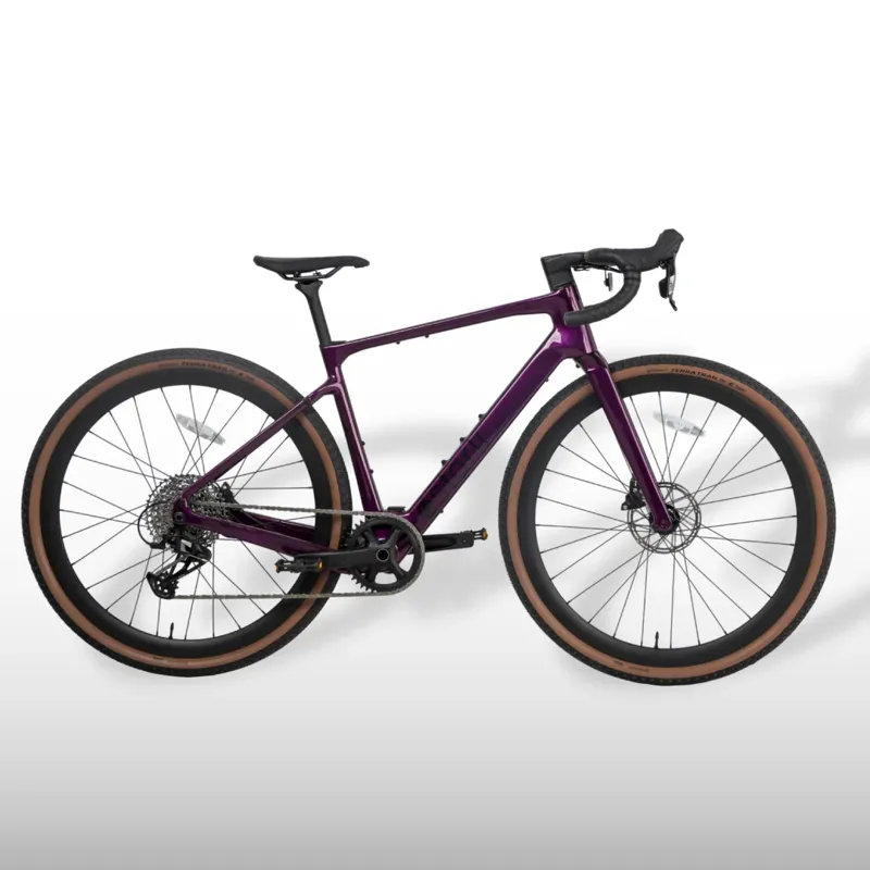 Estarli G700 Carbon Fibre E-Gravel Bike In Cosmic Purple