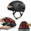 Newlane Folding Helmet In Black and orange