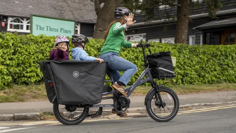 Estarli E-Cargo Longtail 600Wh Electric Cargo Bike In Thunder Grey-3
