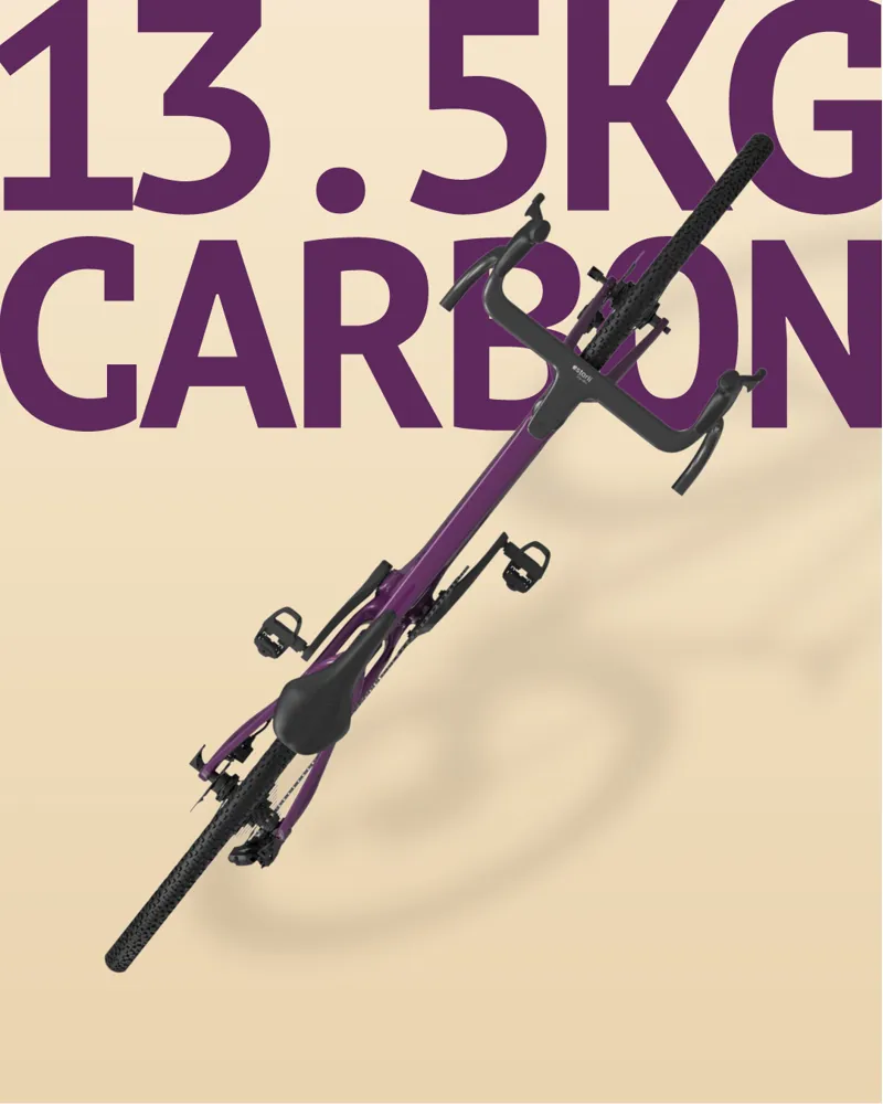 Estarli G700 Carbon Fibre E-Gravel Bike In Cosmic Purple-8