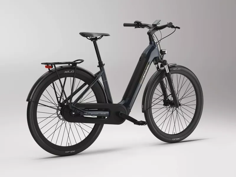 Raleigh Motus - Hub Gear Electric Bike Low Step - Blue-1