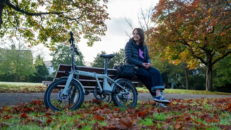 Estarli E-Folding Off-Road Bike E20.8 IN Sage Green-3