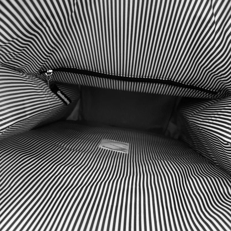 Goodordering ECO Monochrome Rolltop Backpack Pannier Black 2.0-8