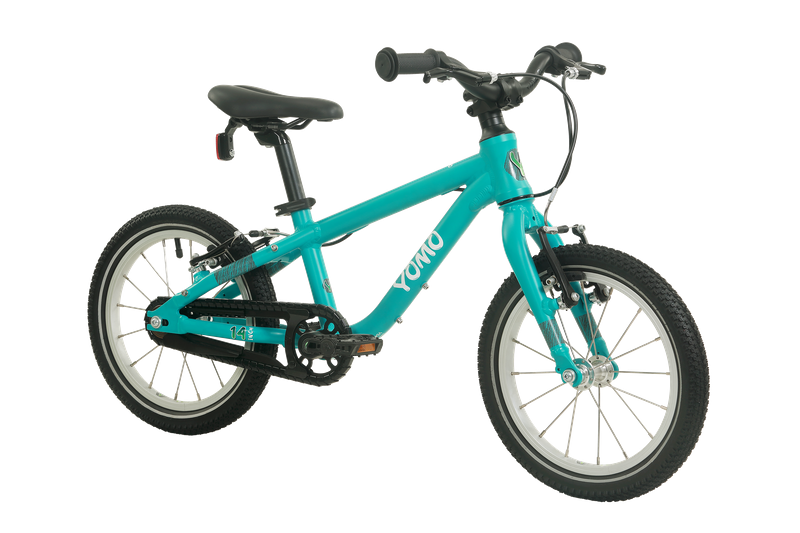 YOMO 14 Kids Bike In Turquoise-1