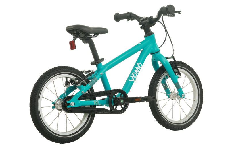 YOMO 14 Kids Bike In Turquoise-3