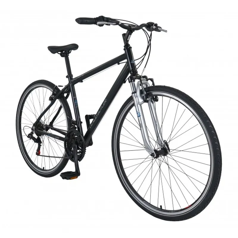 Claud Butler Explorer 1.0 Hybrid Bike in Black-1