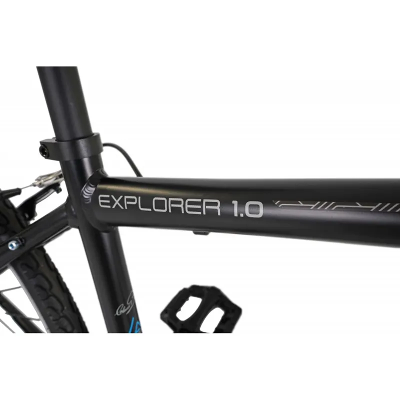 Claud Butler Explorer 1.0 Hybrid Bike in Black-4