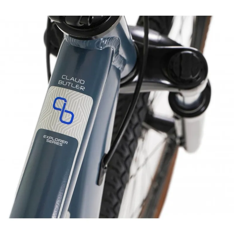 Claud Butler Explorer 3.0 Hybrid Bike in Grey-4