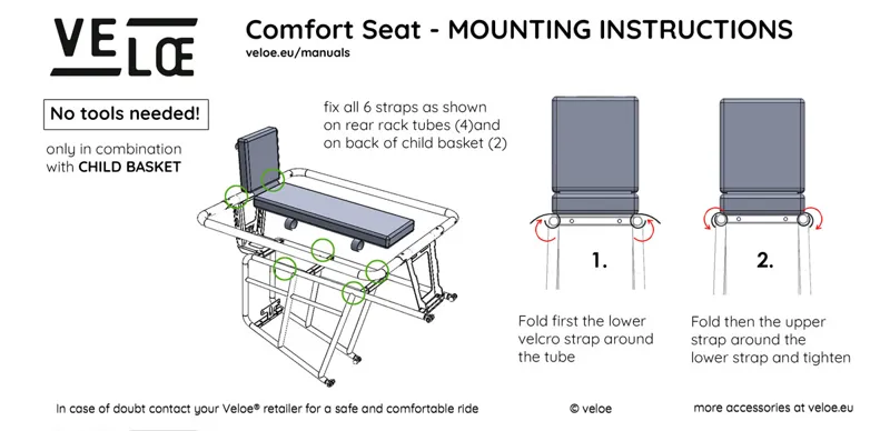 VELOE ACCESSORIES Comfort Seat For multi lungo-1