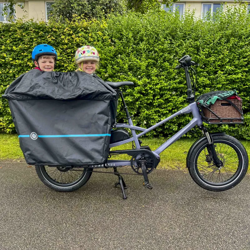 Estarli E-Cargo Longtail 600Wh Electric Cargo Bike In Bondi Blue-11