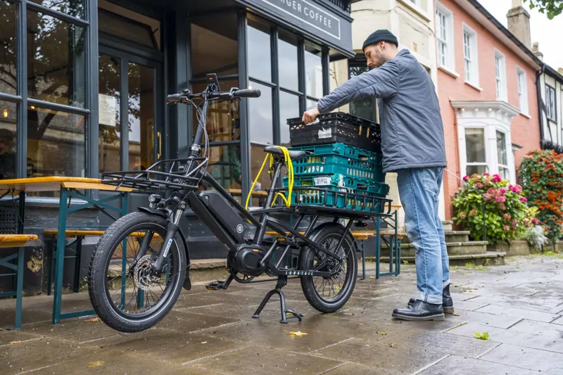 Estarli E-Cargo Longtail 700Wh Electric Cargo Bike In Hot Coral-11