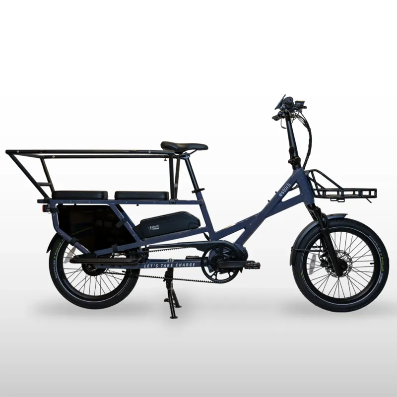 Estarli E-Cargo Longtail 600Wh Electric Cargo Bike In Cosmic Purple-7