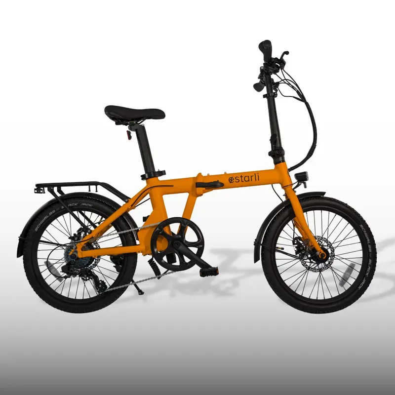 Estarli E-Folding Bike E20.7 Comfort PRO In Orange Peel-1