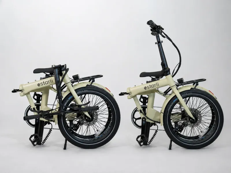 Estarli E-Folding Bike E20.7 PRO Comfort In Bondi Blue-1