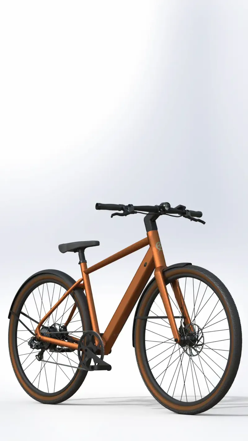 Estarli E-Hybrid Bike E28.9 In Bronze - Pro Edition With Fenders-2