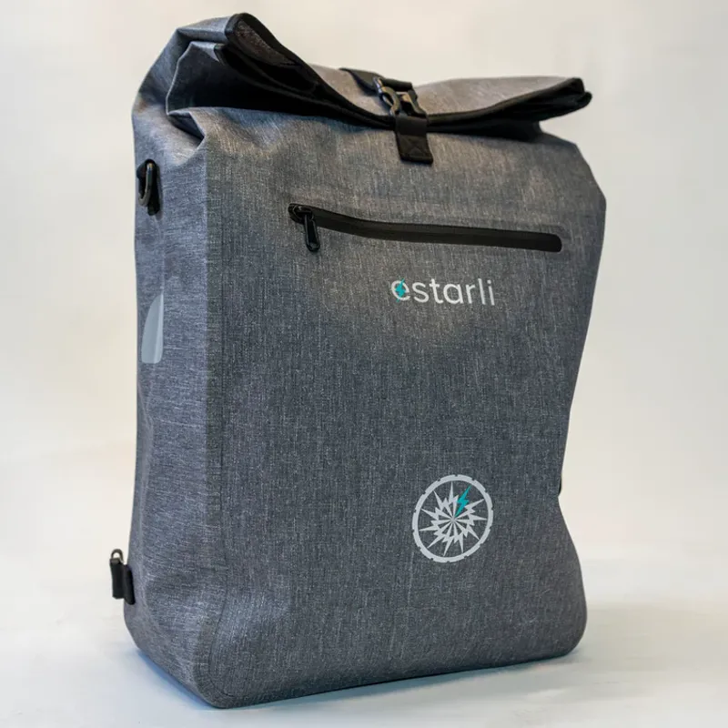 Estarli 2 in 1 Pannier bag and rucksack in Grey-1