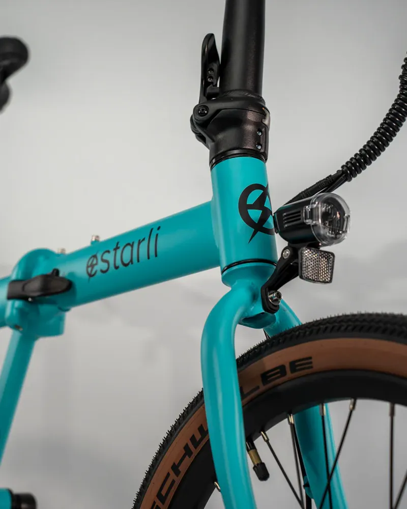 Estarli E-Folding Bike E20.7 Comfort PRO In Orange Peel-8