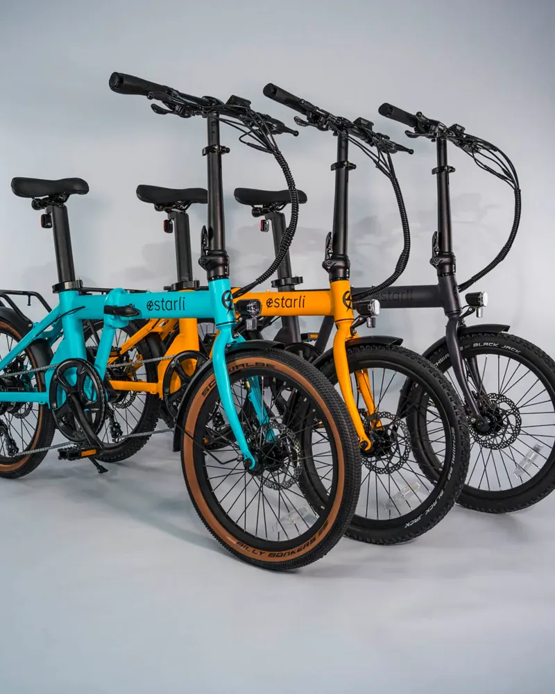 Estarli E-Folding Bike E20.7 Comfort PRO In Orange Peel-3