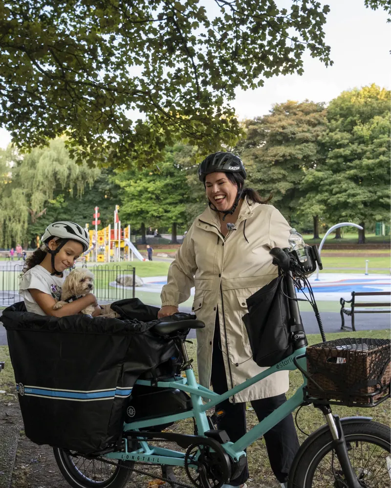 Estarli E-Cargo Longtail 600Wh Electric Cargo Bike In Bondi Blue-9