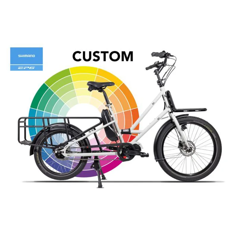 Veloe Multi Lungo E-Cargo - Shimano EP6 Nexus 5E BLUE-1