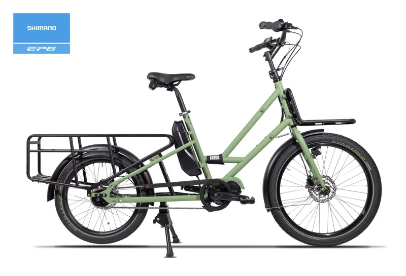 Veloe Multi Lungo E-Cargo - Shimano EP6 Nexus 5E GREEN