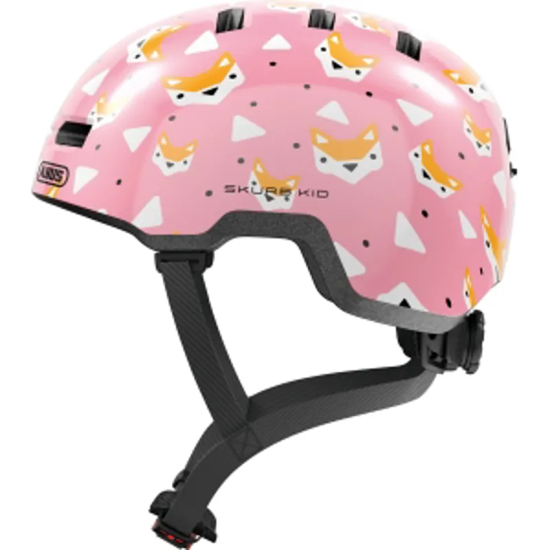 ABUS Skurb Kids Skate Helmet In Rose Foxes PINK