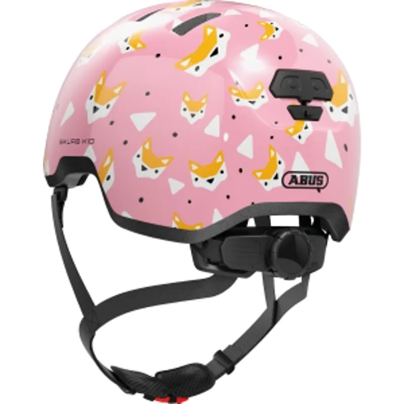 ABUS Skurb Kids Skate Helmet In Rose Foxes PINK-2