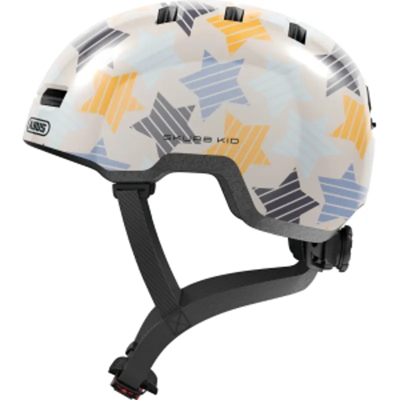 ABUS Skurb Kids Skate Helmet In Stars GREY