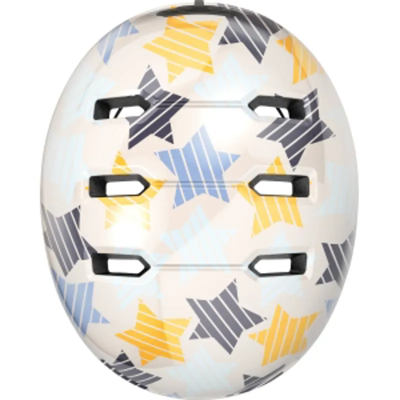 ABUS Skurb Kids Skate Helmet In Stars GREY-3