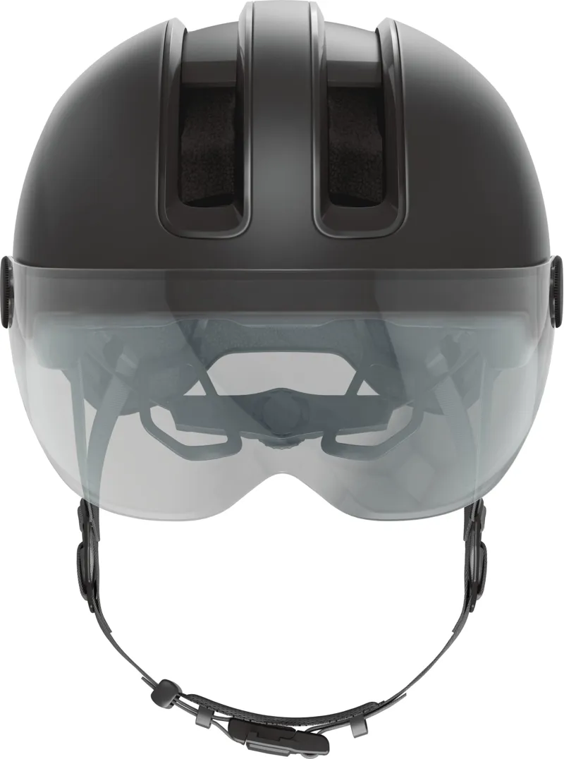 ABUS Hud-Y ACE Urban Helmet In Velvet Black-1