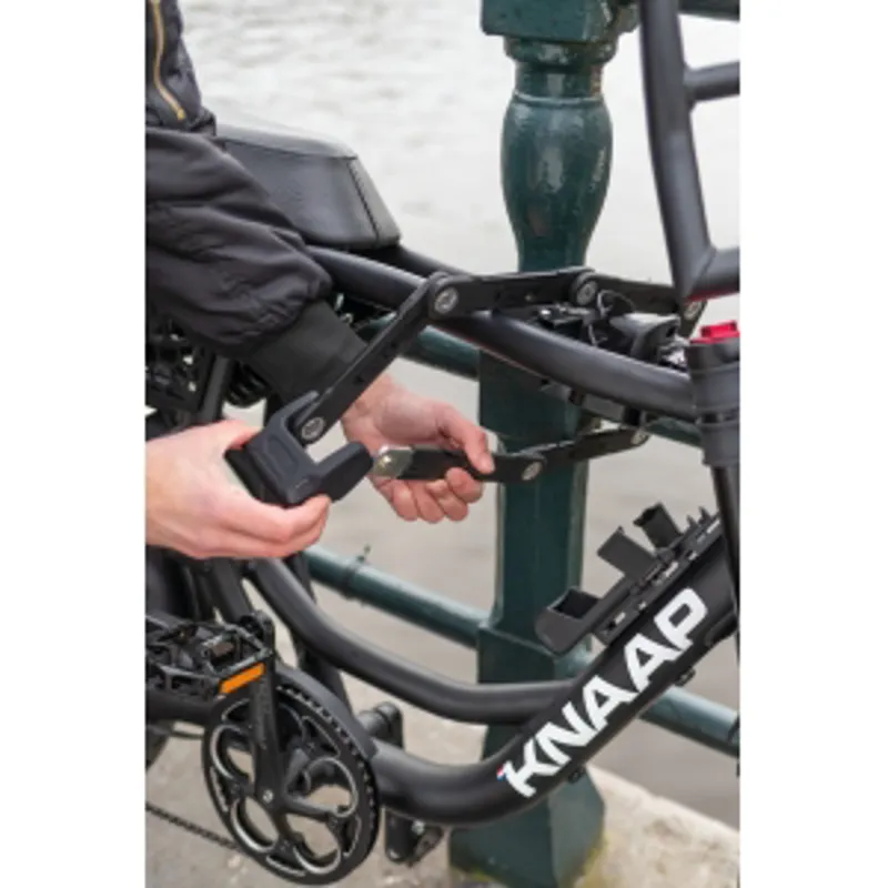 ABUS Bordo 6500K Granit Folding Lock 90cm Gold Sold Secure BLACK-1