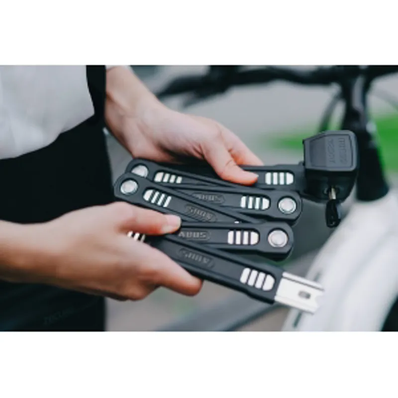 Abus Bordo 6200K 90cm Folding Lock in Black-2