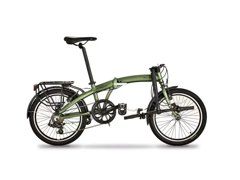 Raleigh Stowaway Folding Bike in Green-3
