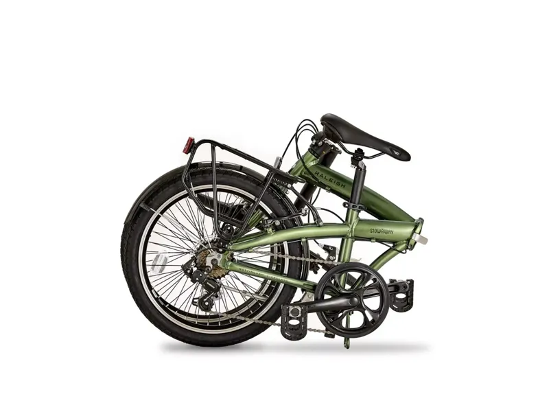Raleigh Stowaway Folding Bike in Green-1