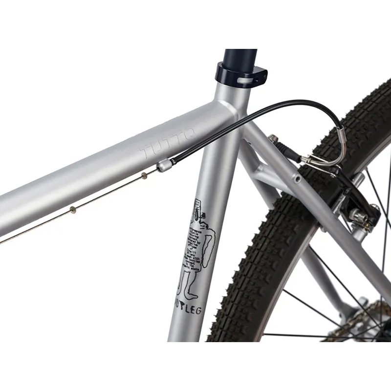Tutto Plus Flat Bar Bike Silver-2