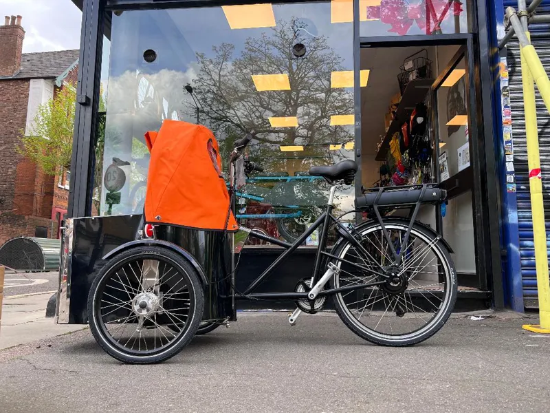 Nihola Family E-Cargo Bike In Orange-2
