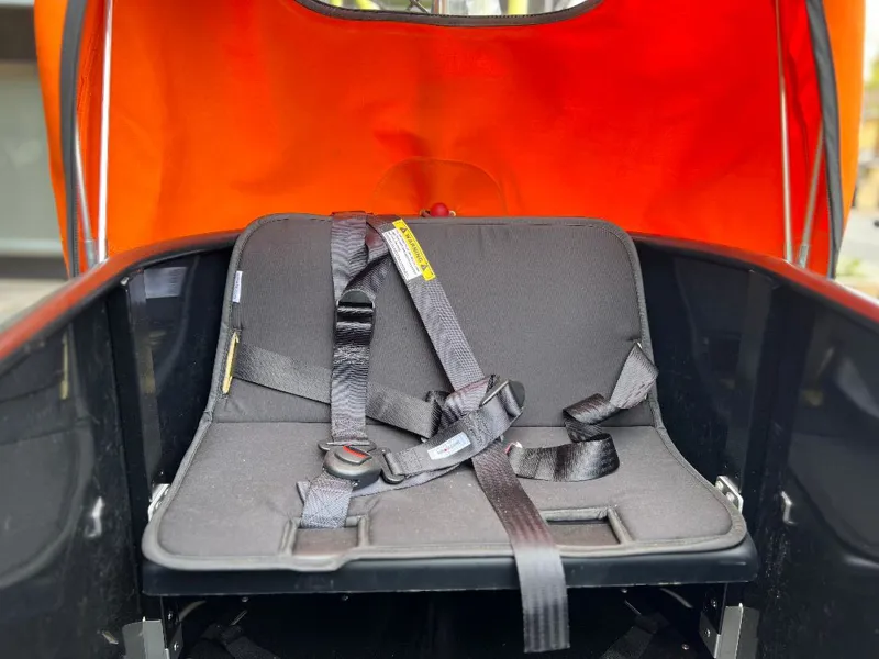 Nihola Family E-Cargo Bike In Orange-8