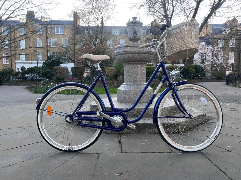 Creme Cycles Molly Marine 3 Speed Hub Gear Bike In Blue-1