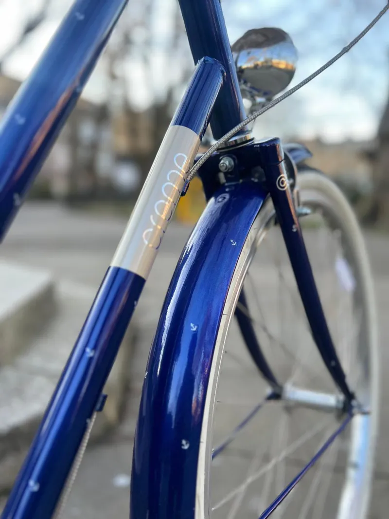 Creme Cycles Molly Marine 3 Speed Hub Gear Bike In Blue-3