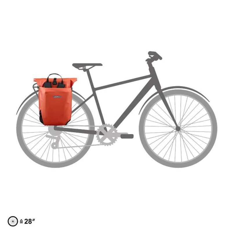 ORTLIEB Vario 20L QL2.1 2 in 1 backpack and pannier bag in ROOBIOS ORANGE-8