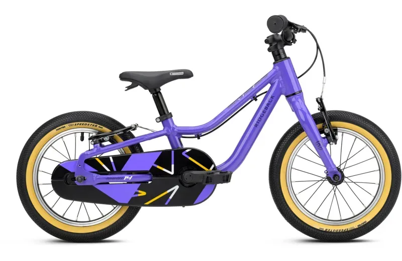 Ridgeback Dimension 14 Kids Bike in Lightning Lilac