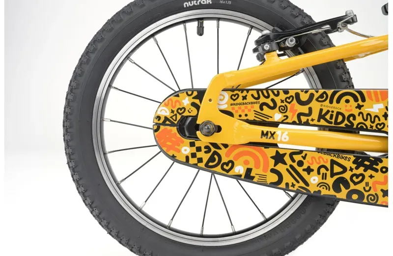 Ridgeback MX16 Kids Bike in Yeehaw Yellow-10