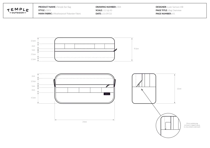 Temple Bar Bag - Olive Green-9