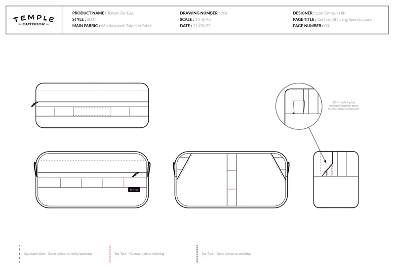 Temple Bar Bag - Olive Green-10