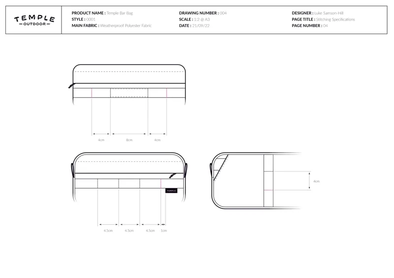 Temple Bar Bag - Burnt Orange-7
