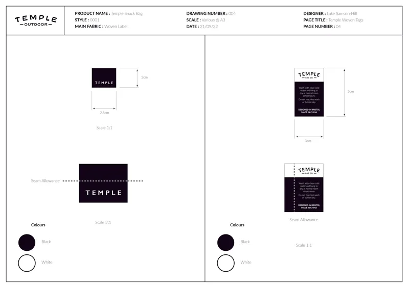 Temple Snack Bag - Olive Green-7