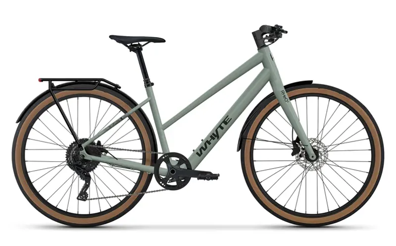 Whyte Bikes RheO 3 ST eCity and Leisure Bike in Sage Green